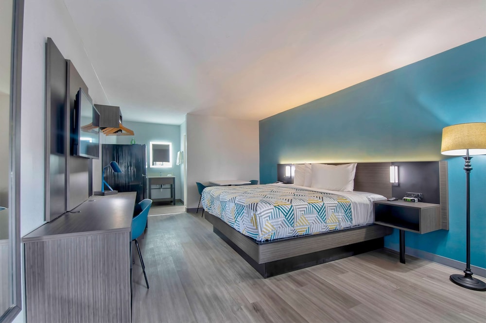 Standard Room, 1 King Bed, Non Smoking, Refrigerator & Microwave - Photo 3