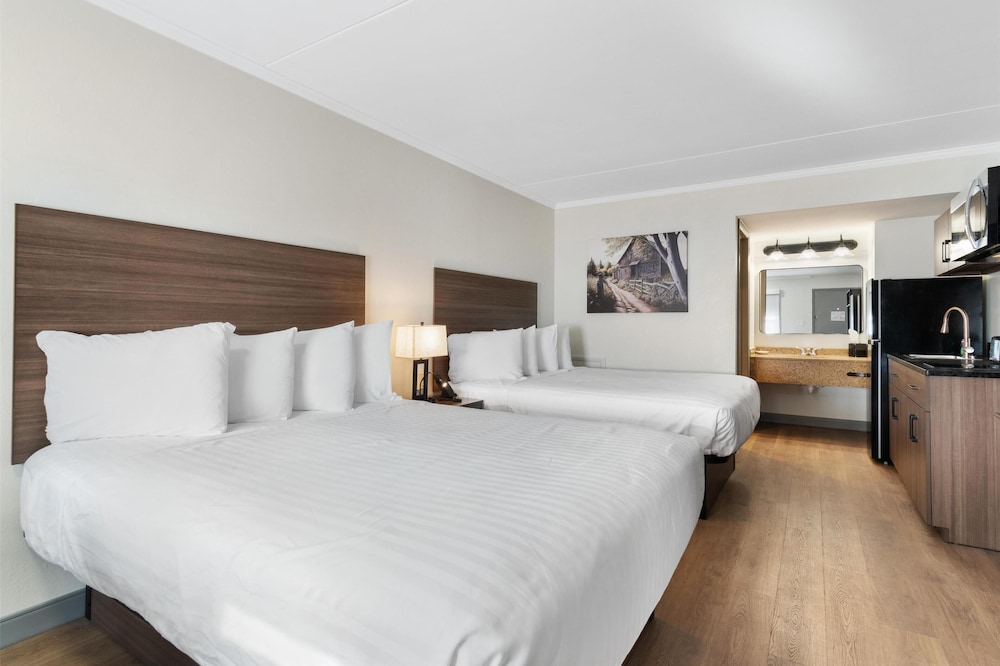 Standard Room, 2 Queen Beds, Non Smoking, Kitchenette (1st Floor)