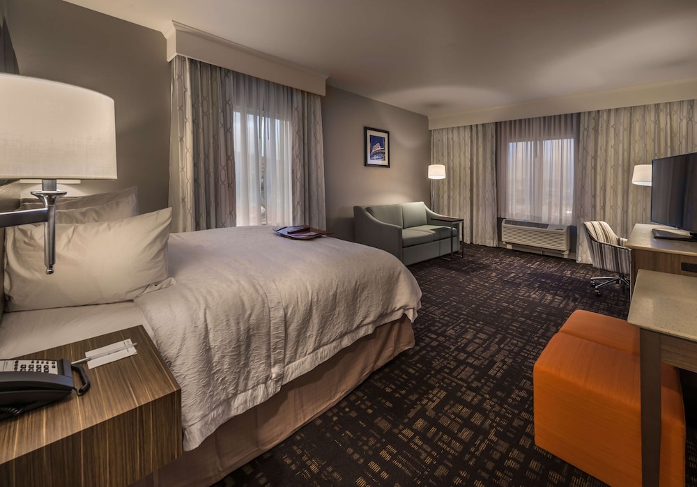 Room, 1 King Bed with Sofa bed, Refrigerator & Microwave
