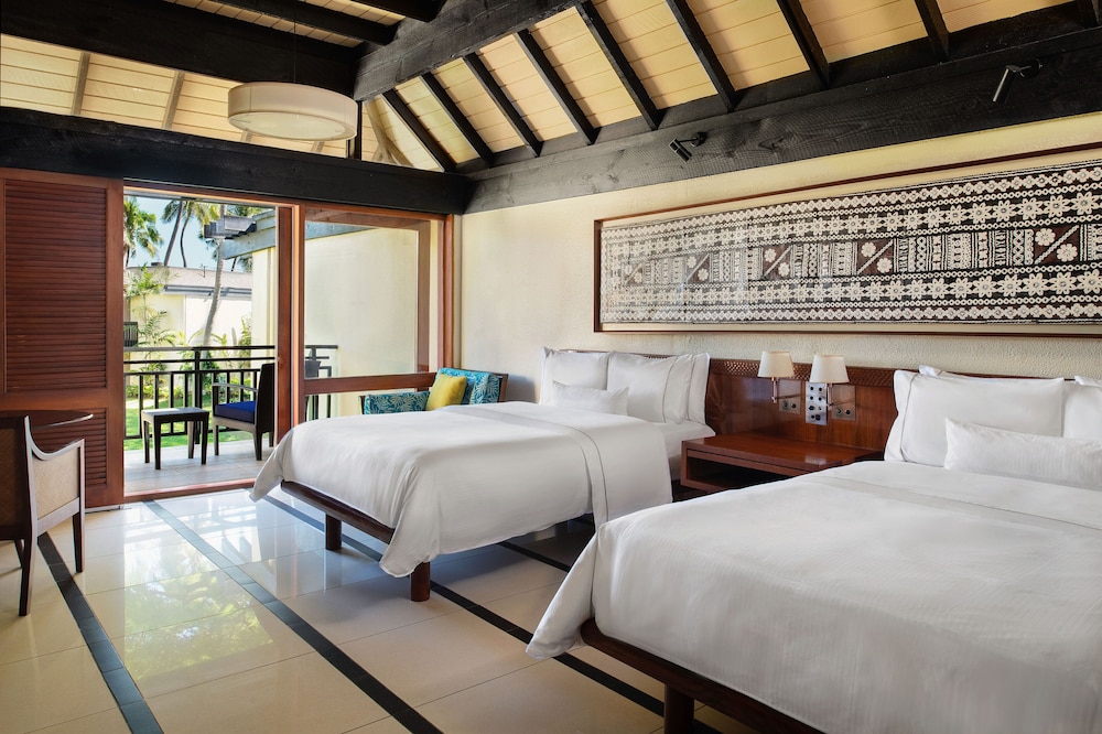 Room, 2 Double Beds, Garden View