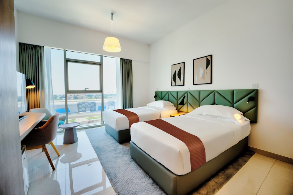 Studio, 2 Twin Beds, Sea View