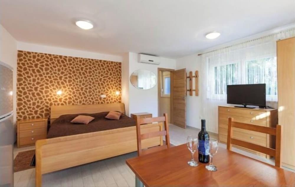 Basic Double Room, 1 King Bed, Lanai, Garden Area photo 2