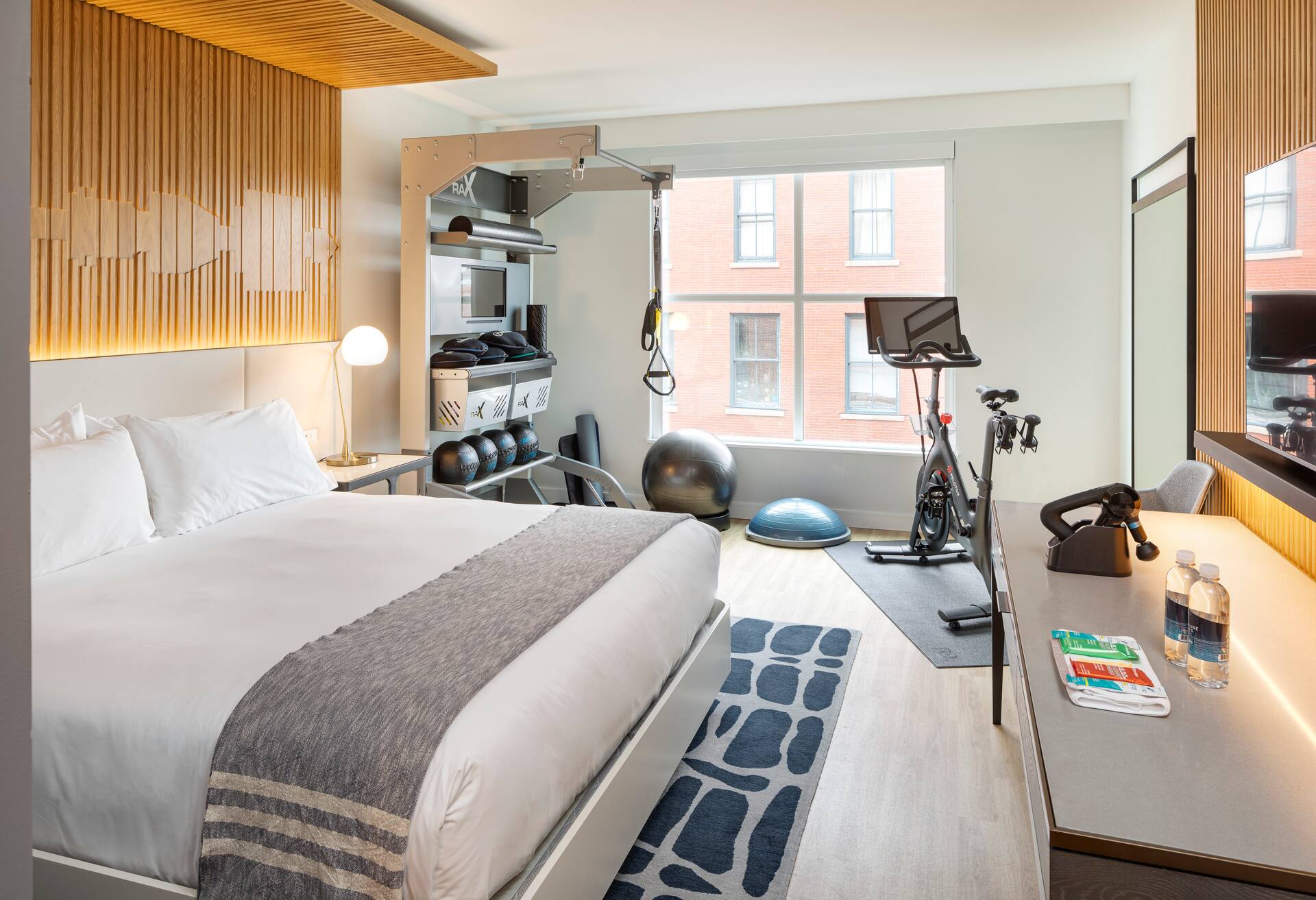 Fitness 1 King Bed Room with Spin Bike