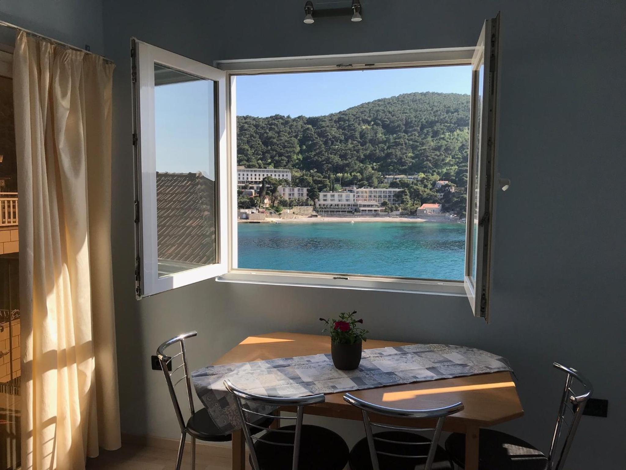 Private Entrance - One-Bedroom Apartment with Balcony and Sea View