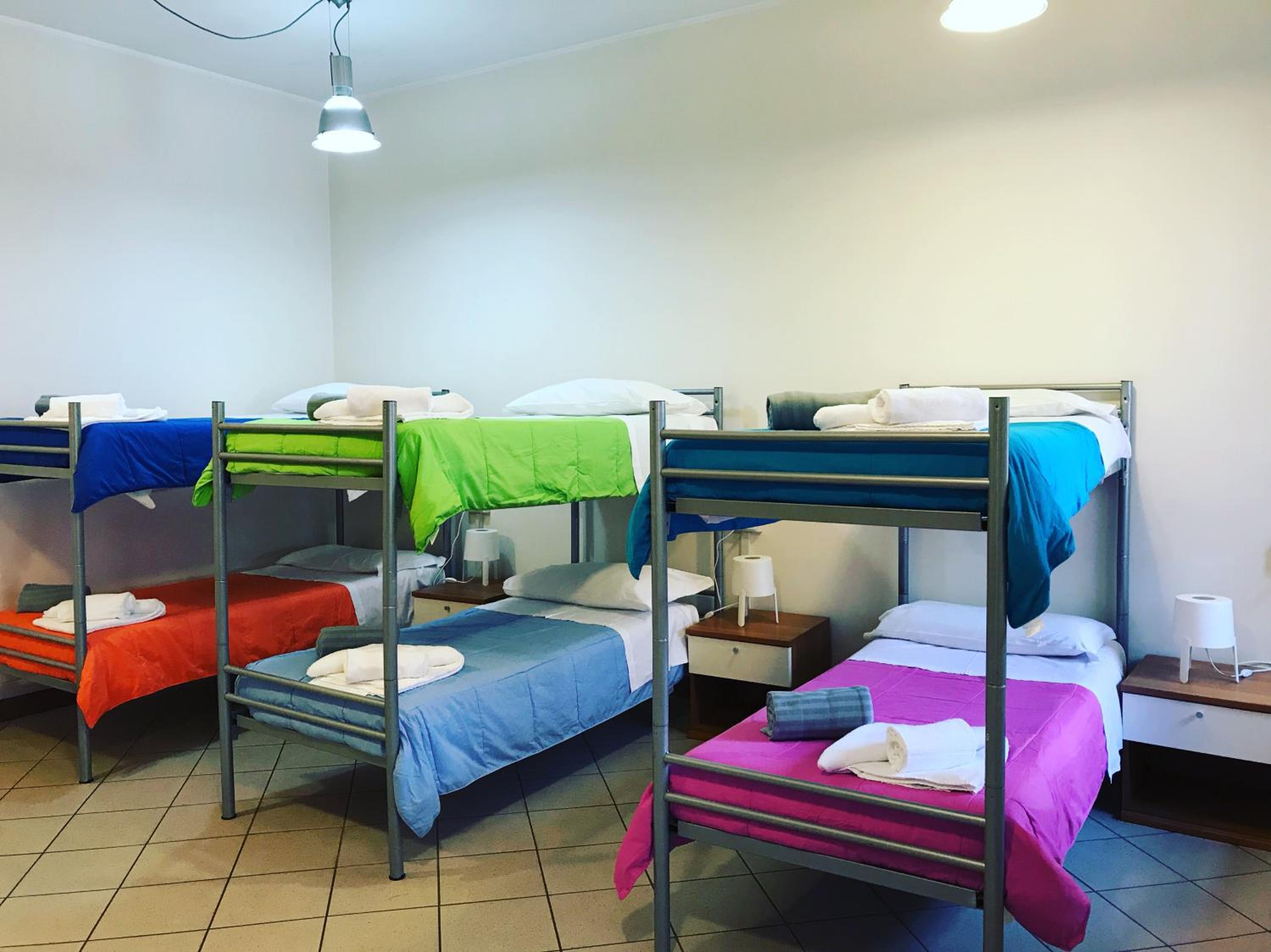 Single Bed in Male Dormitory Room with Shared Bathroom