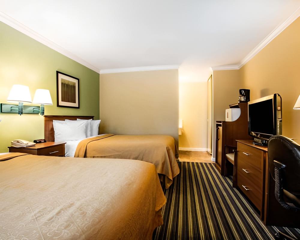 Queen Room with One Queen Bed and One Double Bed - Non-Smoking photo 2