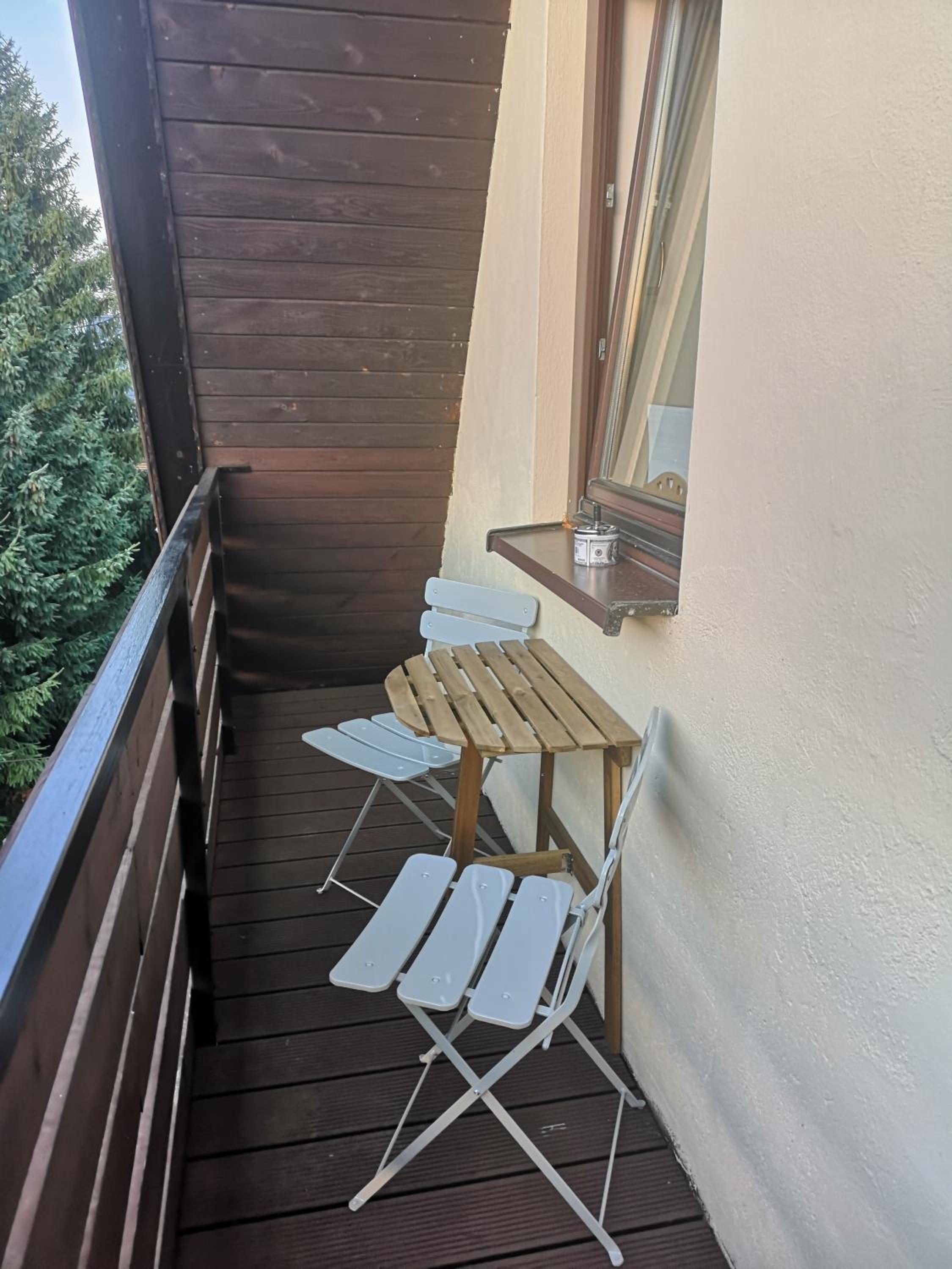 Studio with Balcony