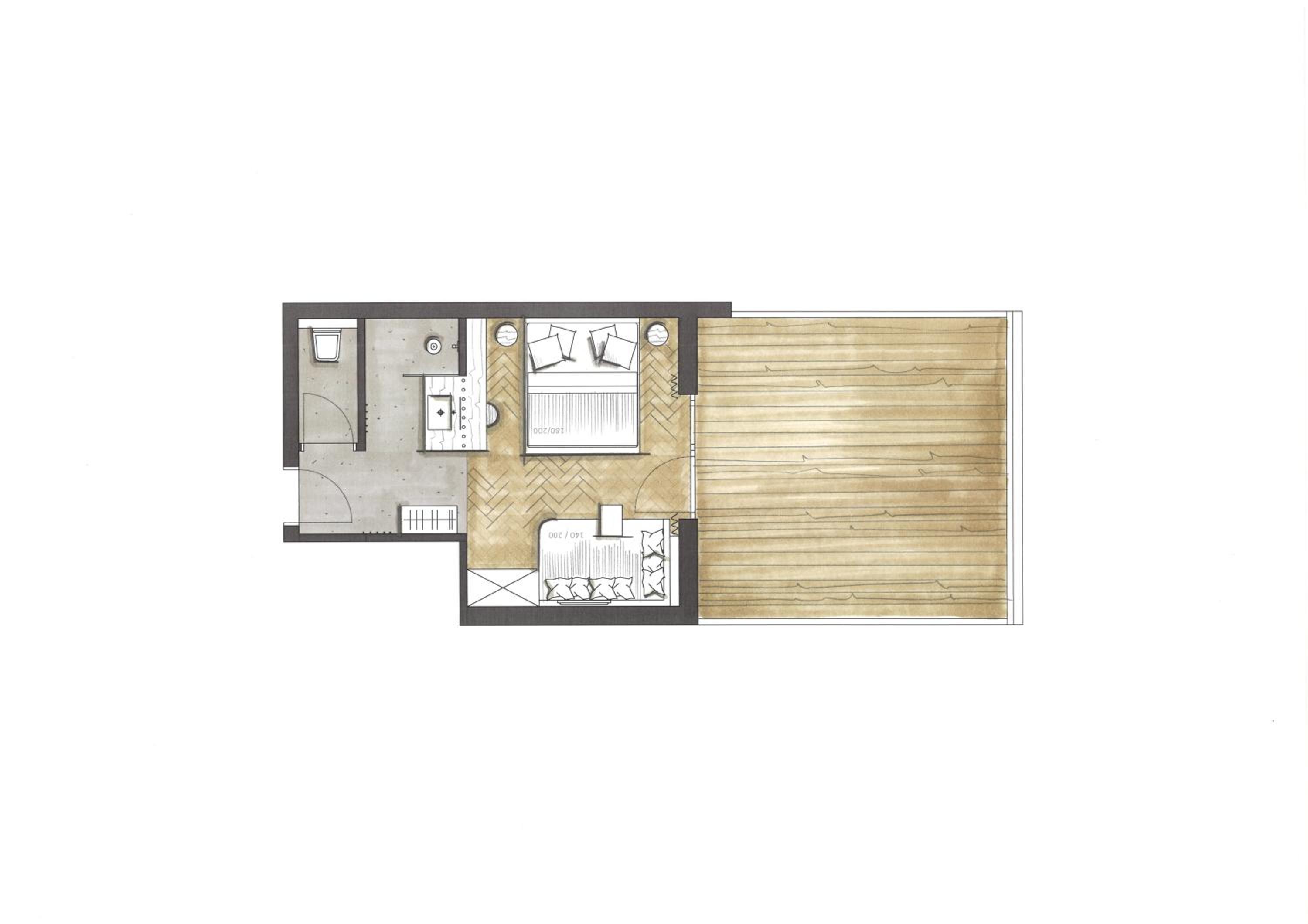 Family Room with Terrace