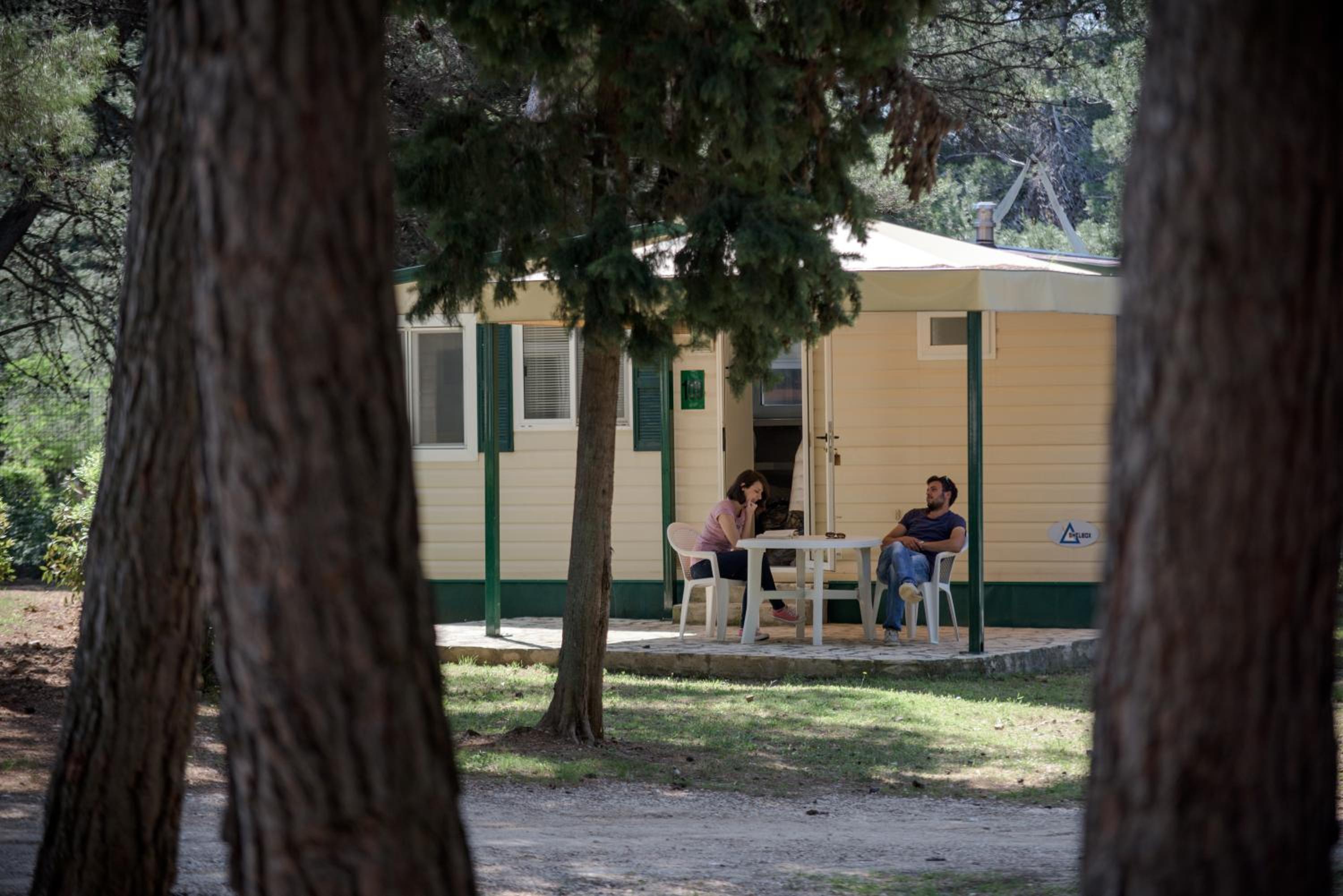 Two-Bedroom Mobile Home with Terrace