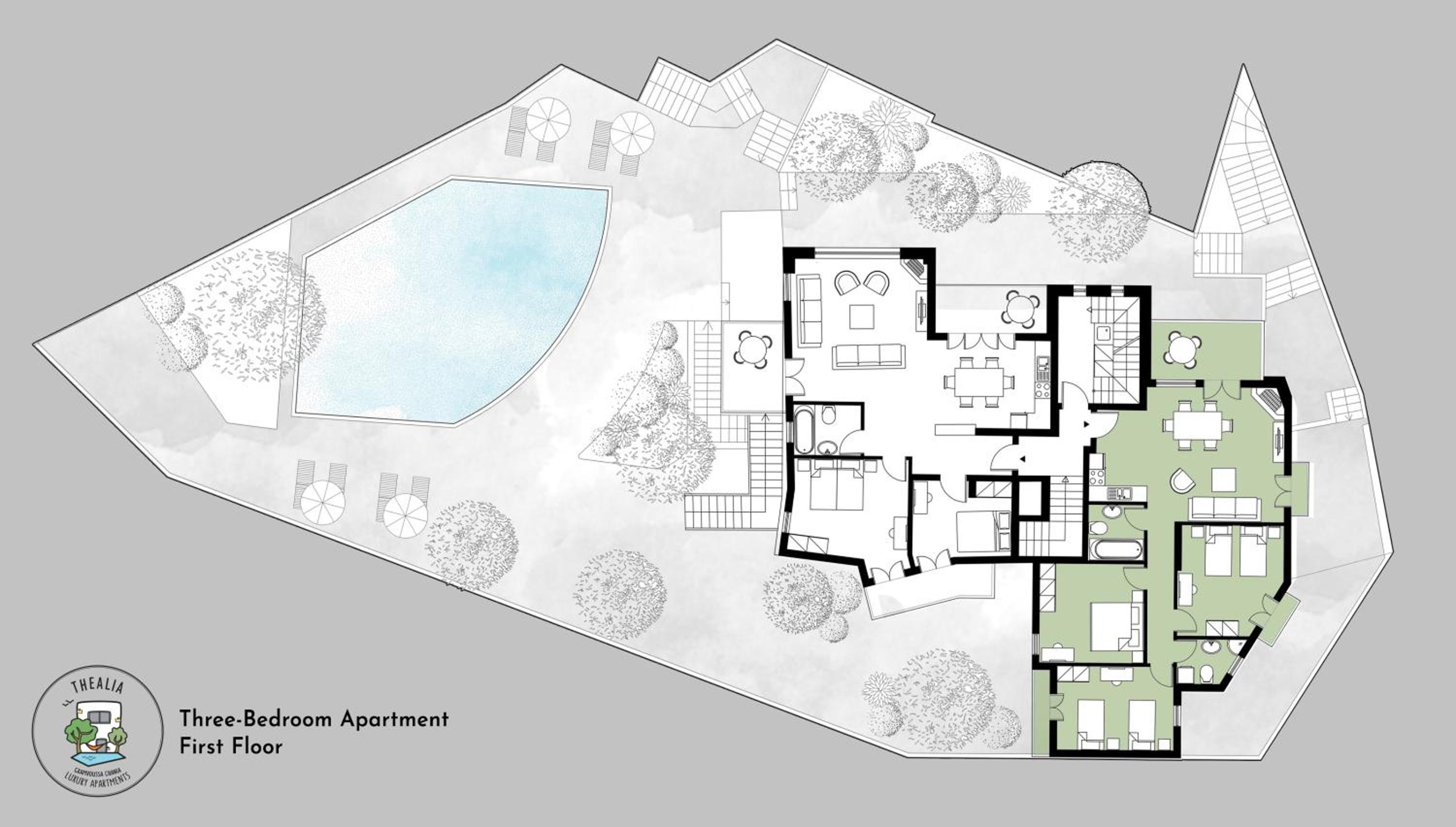 Three-Bedroom Apartment