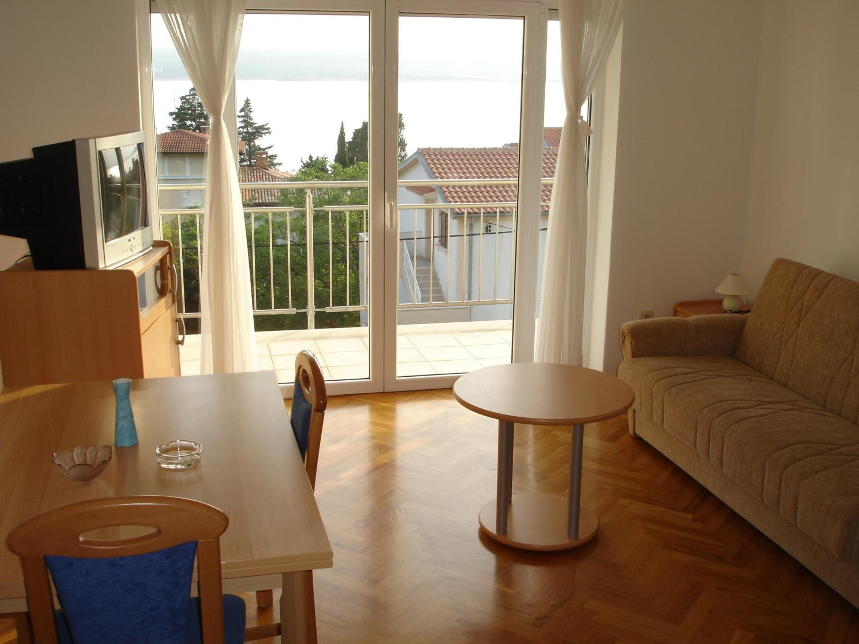 Two-Bedroom Apartment with Balcony and Sea View (7 Adults) - 2nd Floor