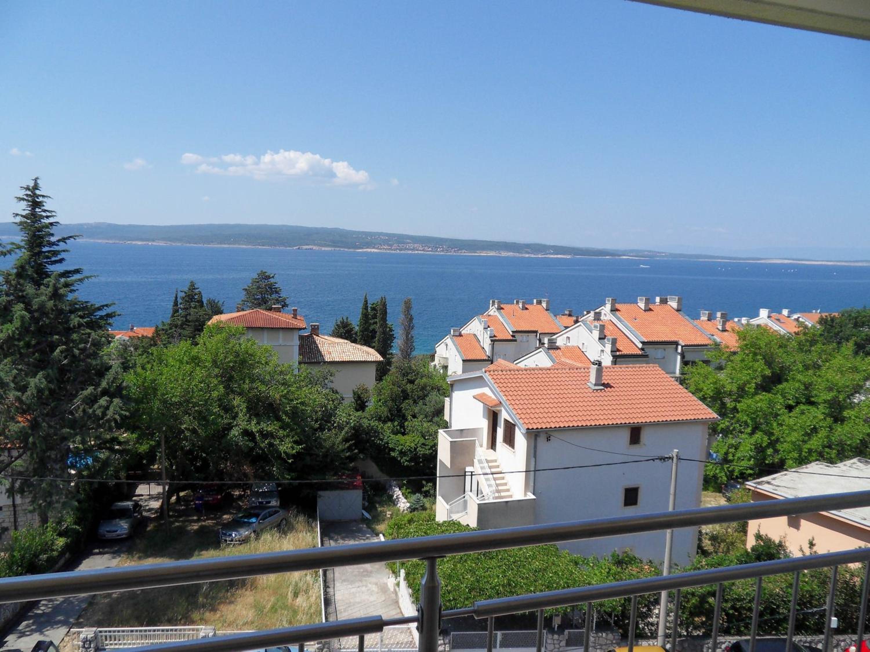 Two-Bedroom Apartment with Balcony and Sea View (7 Adults) - 1st Floor