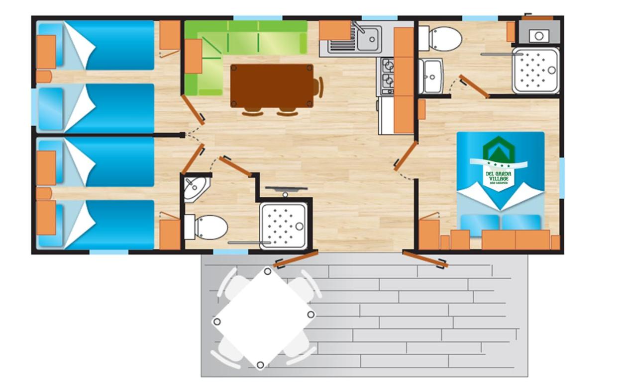 Three-Bedroom Mobile Home (6 Adults + 1 Child) photo 3