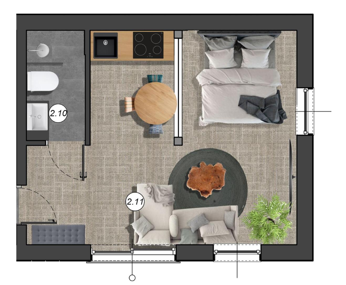 Studio Apartment