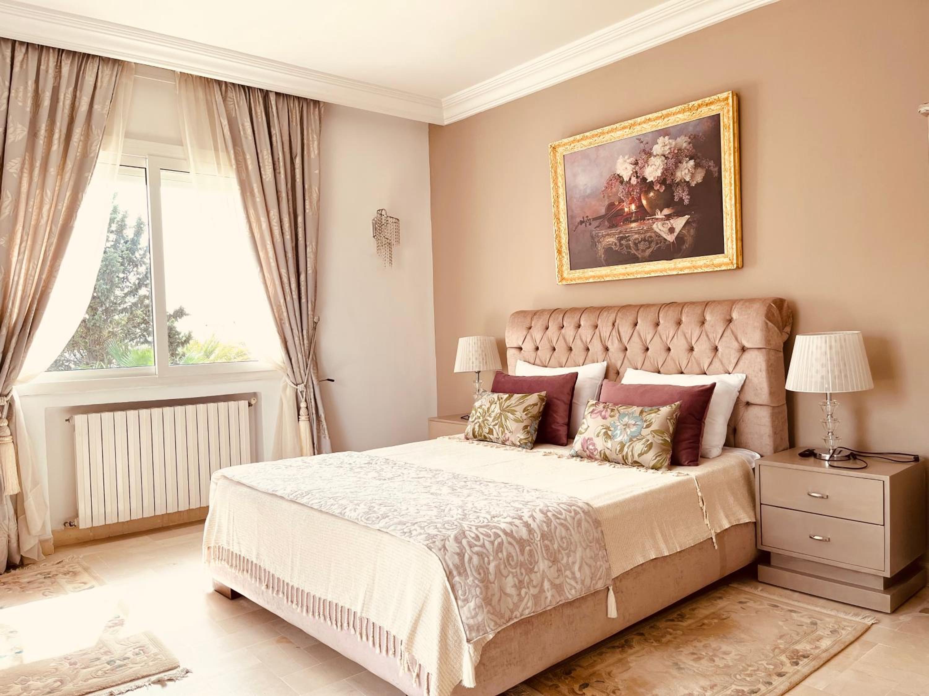 Purple Double Room with Pool View and Balcony