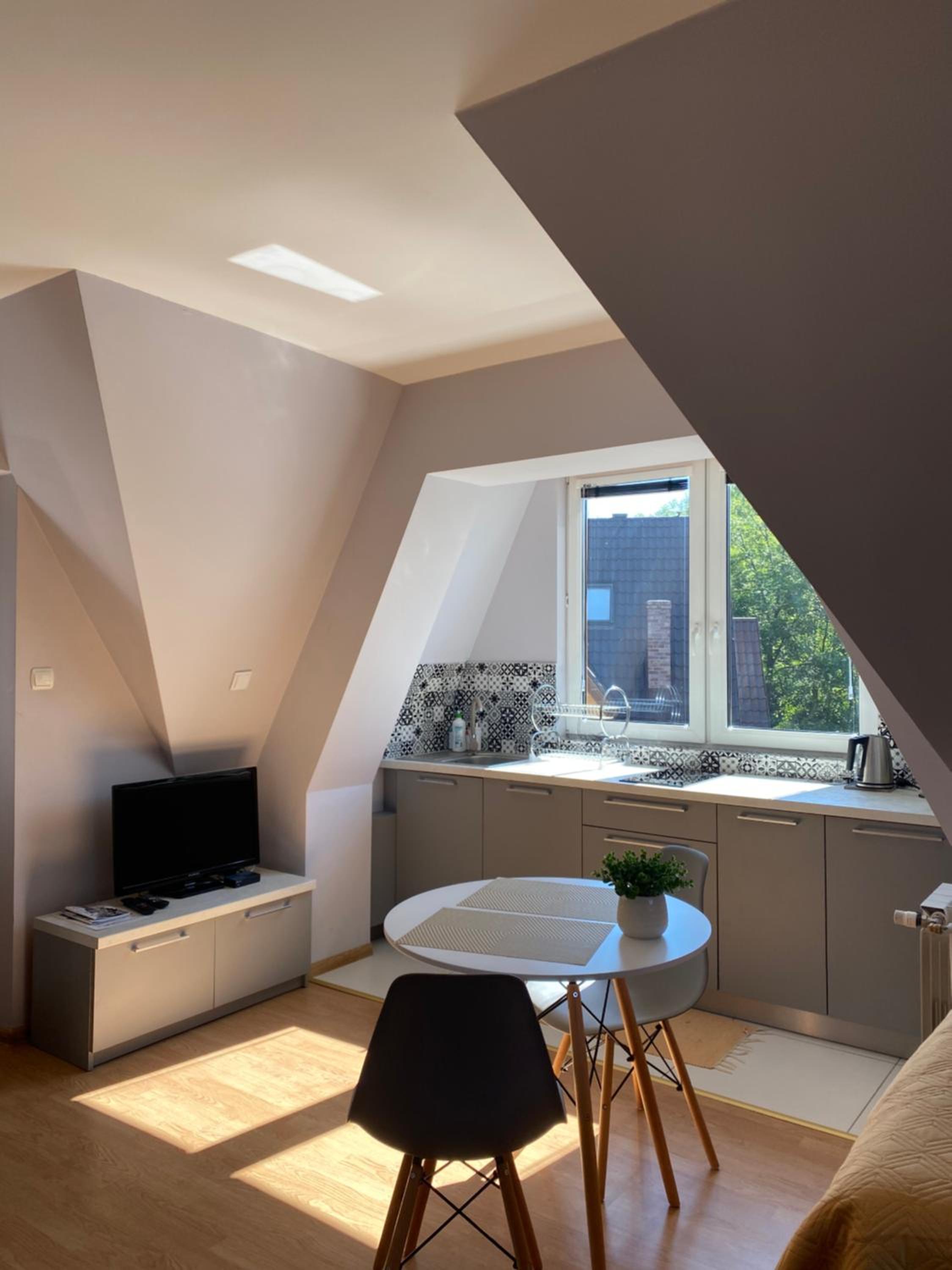 Studio with Balcony