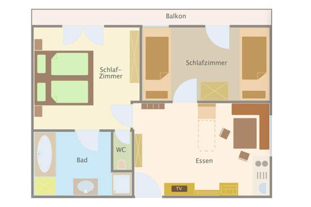 Two-Bedroom Apartment - Photo 2