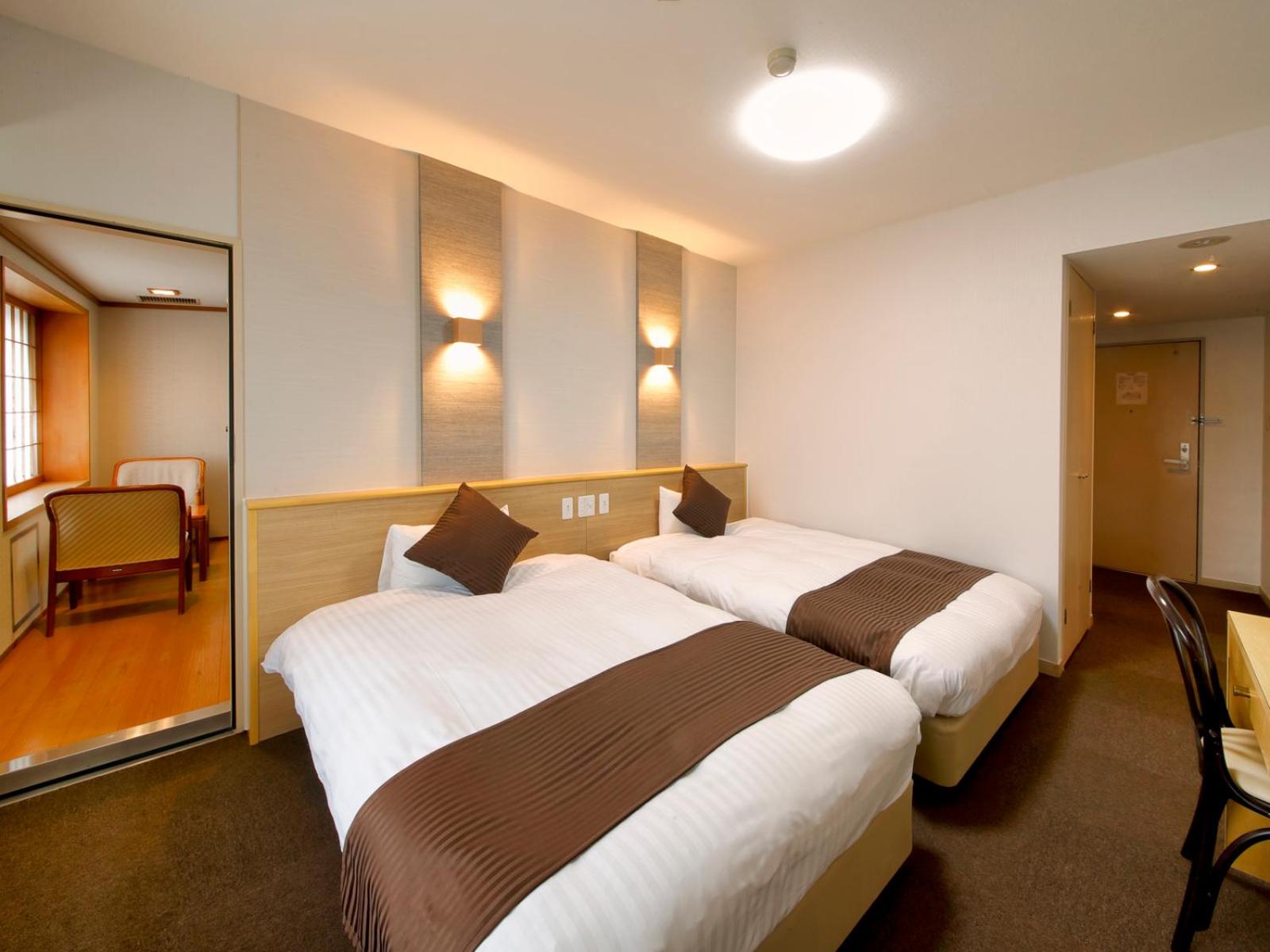 Twin Room with Tatami Area - Non-Smoking
