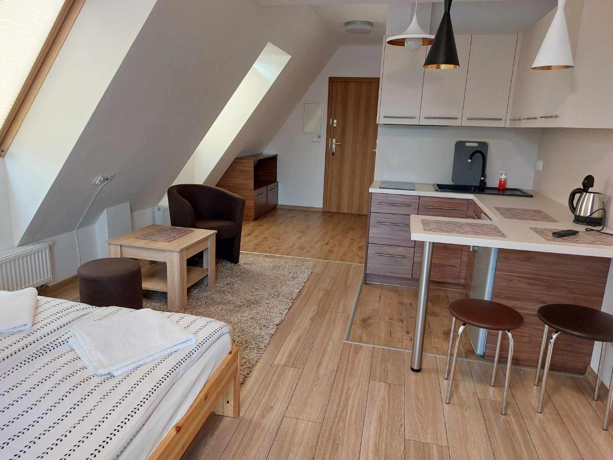 Studio with Balcony