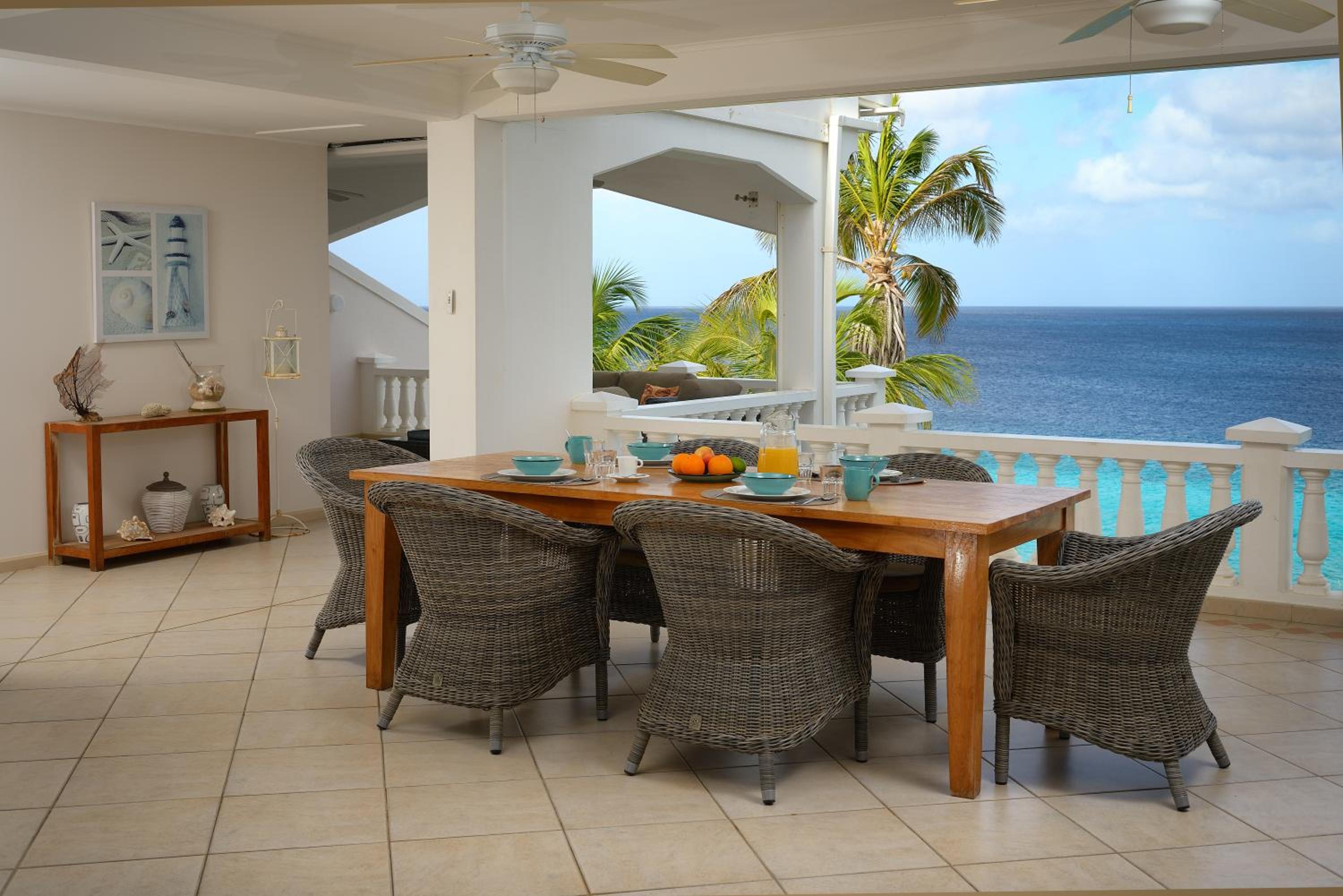 outdoor BBQ area