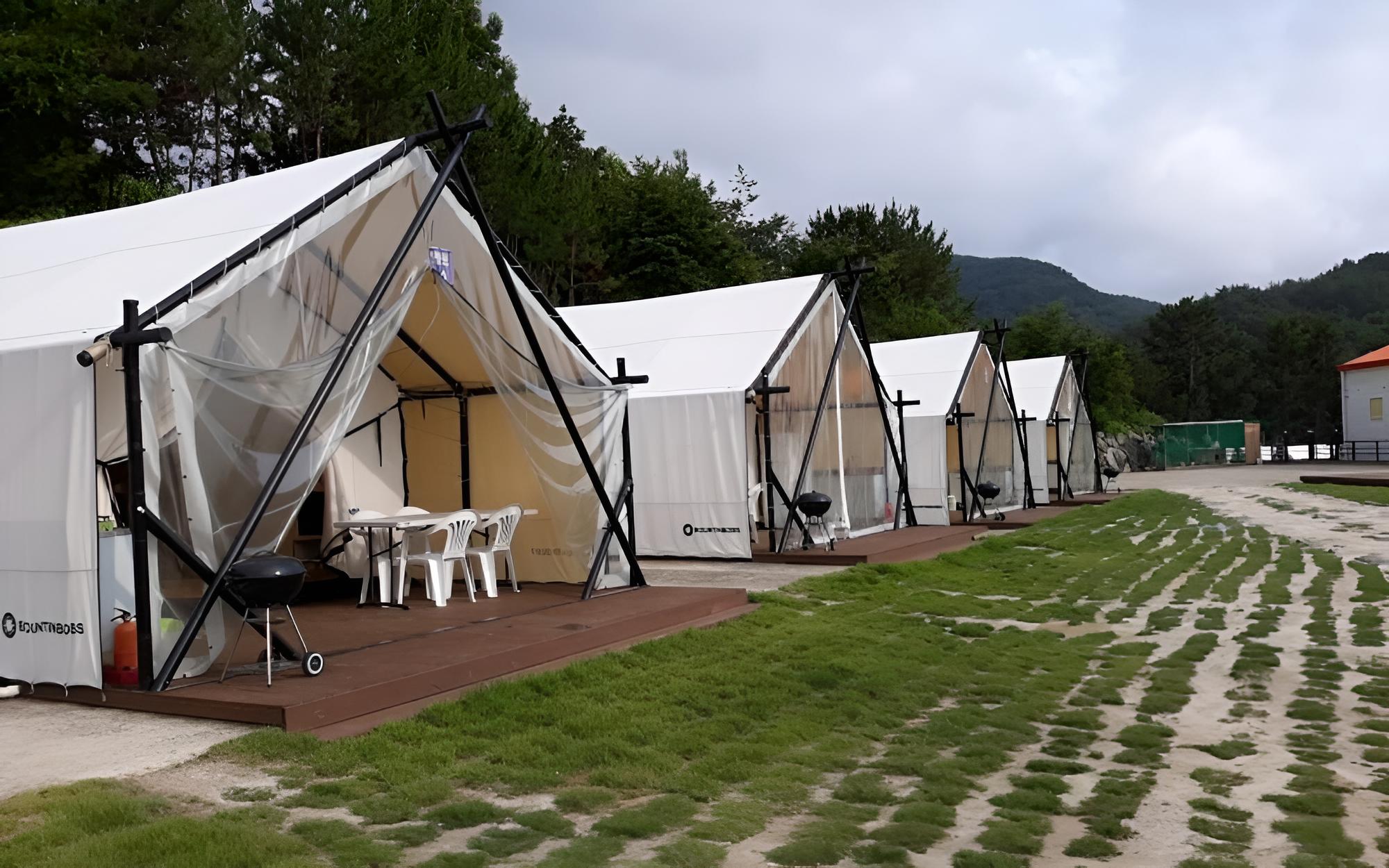 Room (Glamping 10 (with dogs no ocean view))