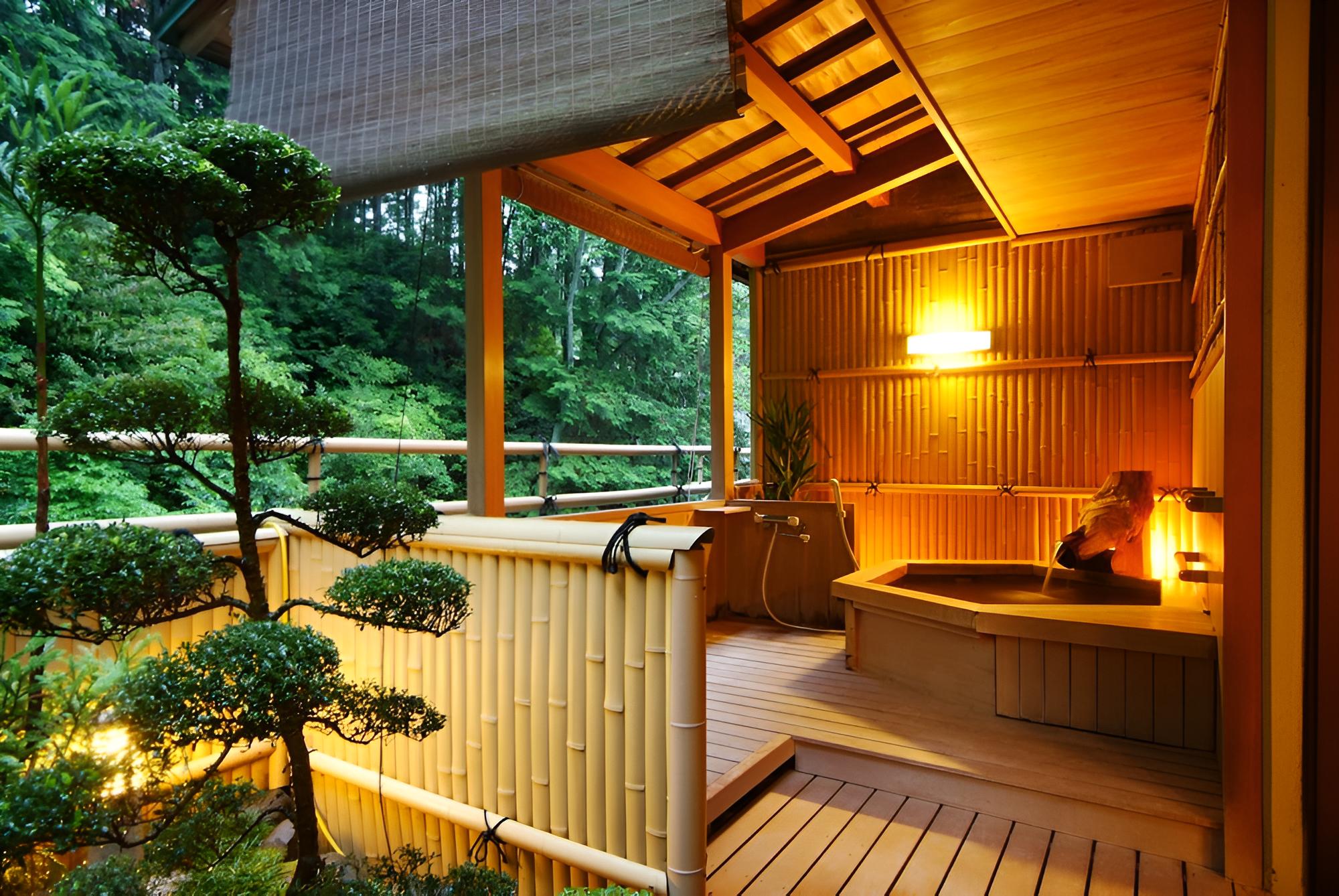 Japanese Style Room with Open-air Bath, Guest room shower, Non-Smoking photo 2