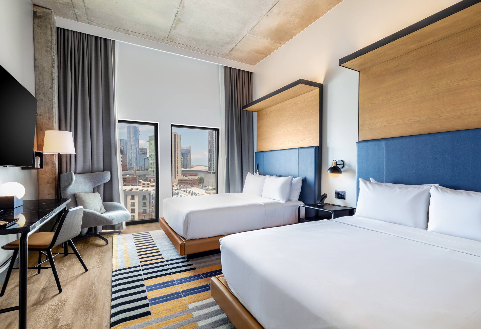 2 Queen Bed
