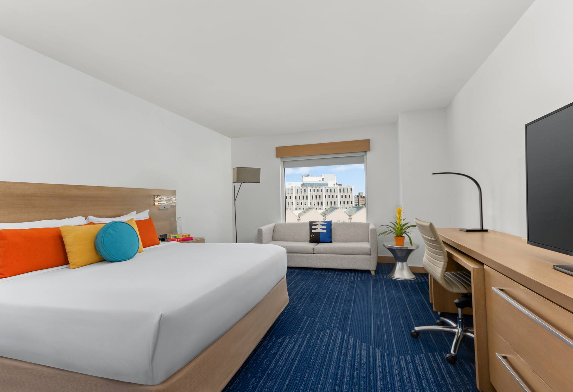 1 King Bed with Sofabed