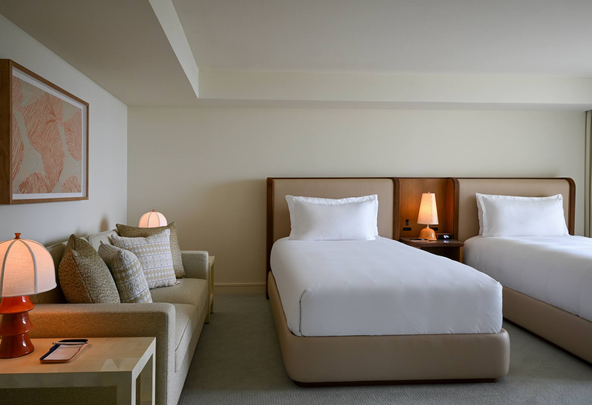 Deluxe Partial Ocean View with 2 Double Beds