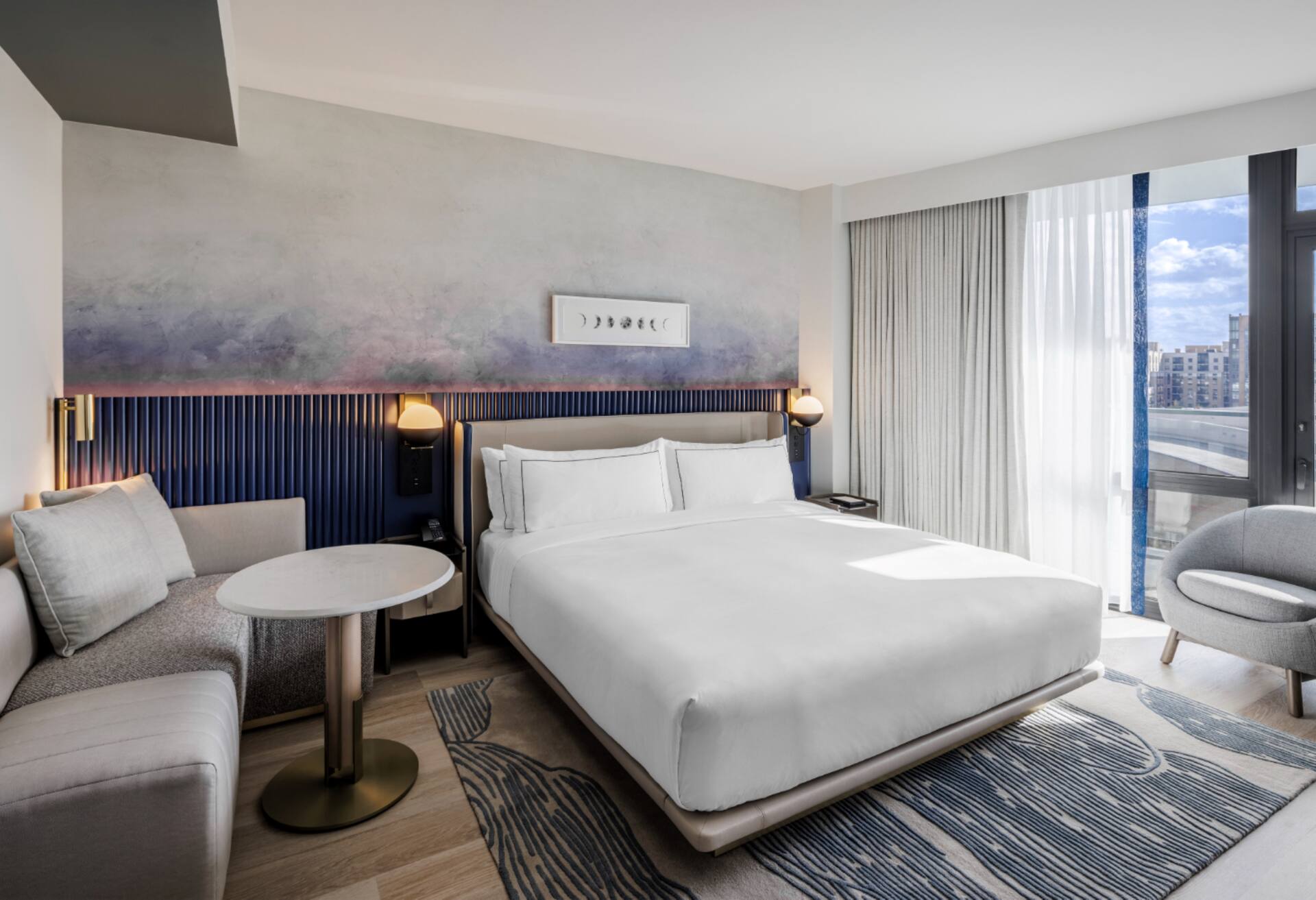 1 King Balcony Hearing Accessible 2 Rm Suite