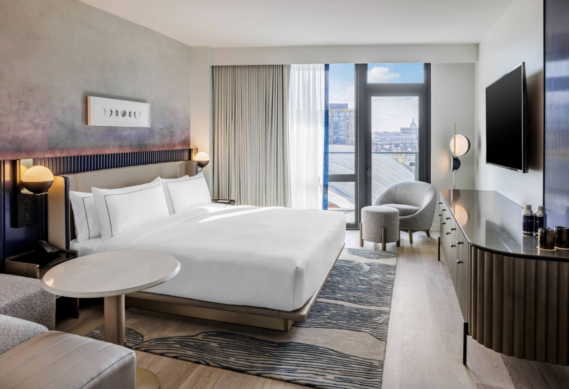 1 King Balcony Hearing Accessible 2 Rm Suite