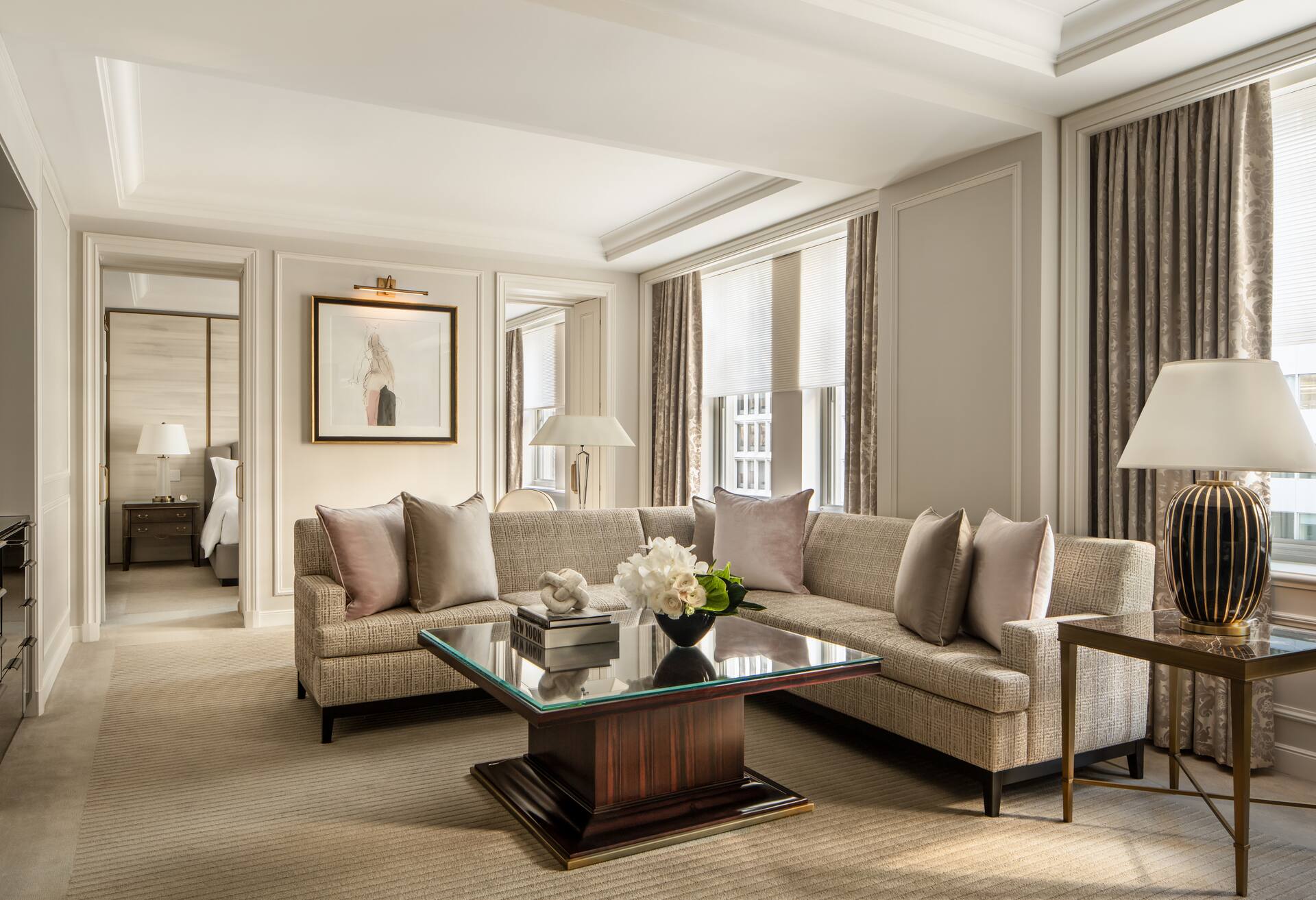 Two Bedroom Suite 1 King Connect to 2 Doubles