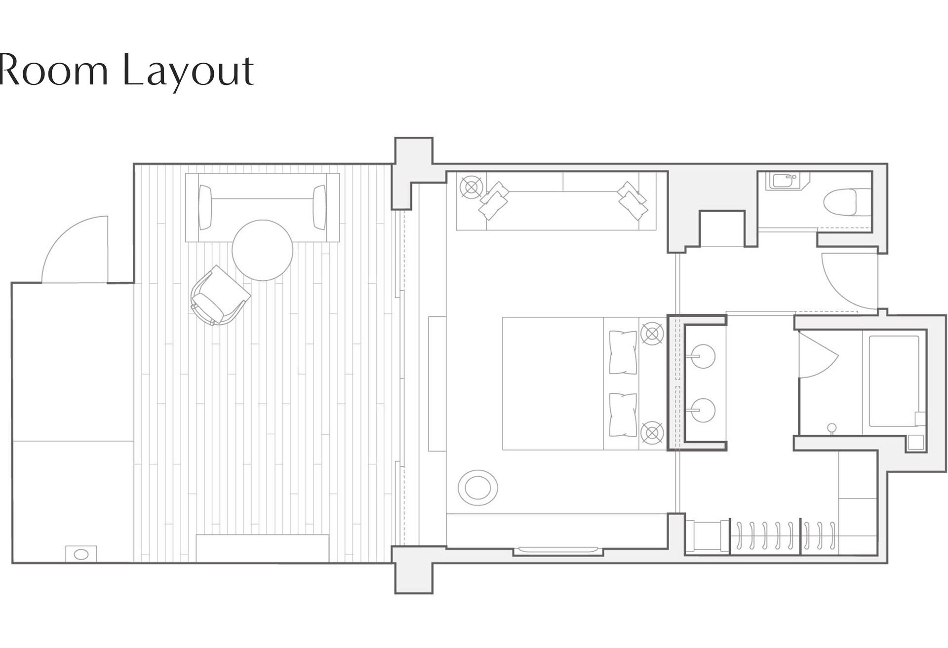 Poolside Terrace Room