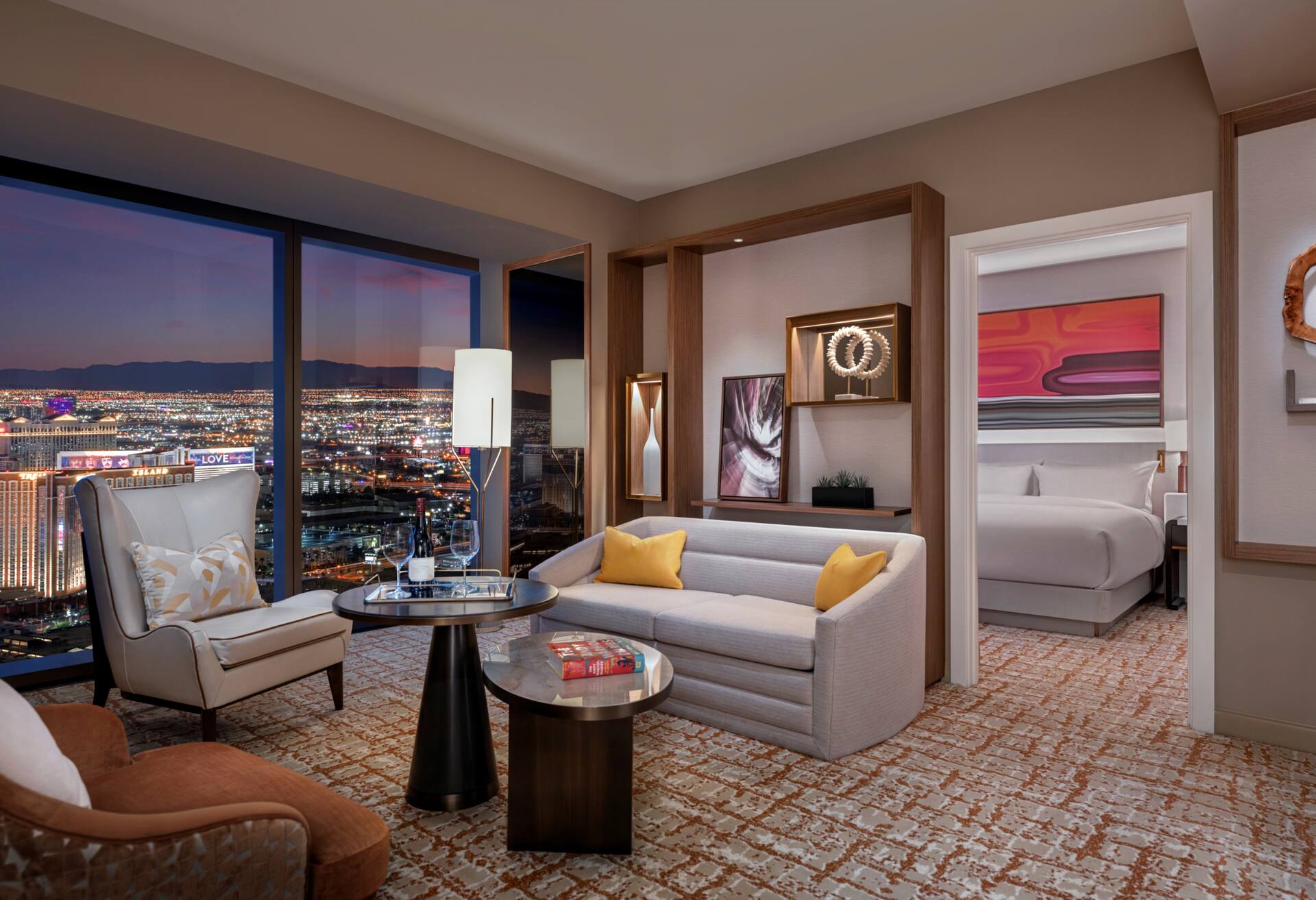 Cw Strip View One Bedroom Suite - 1 King