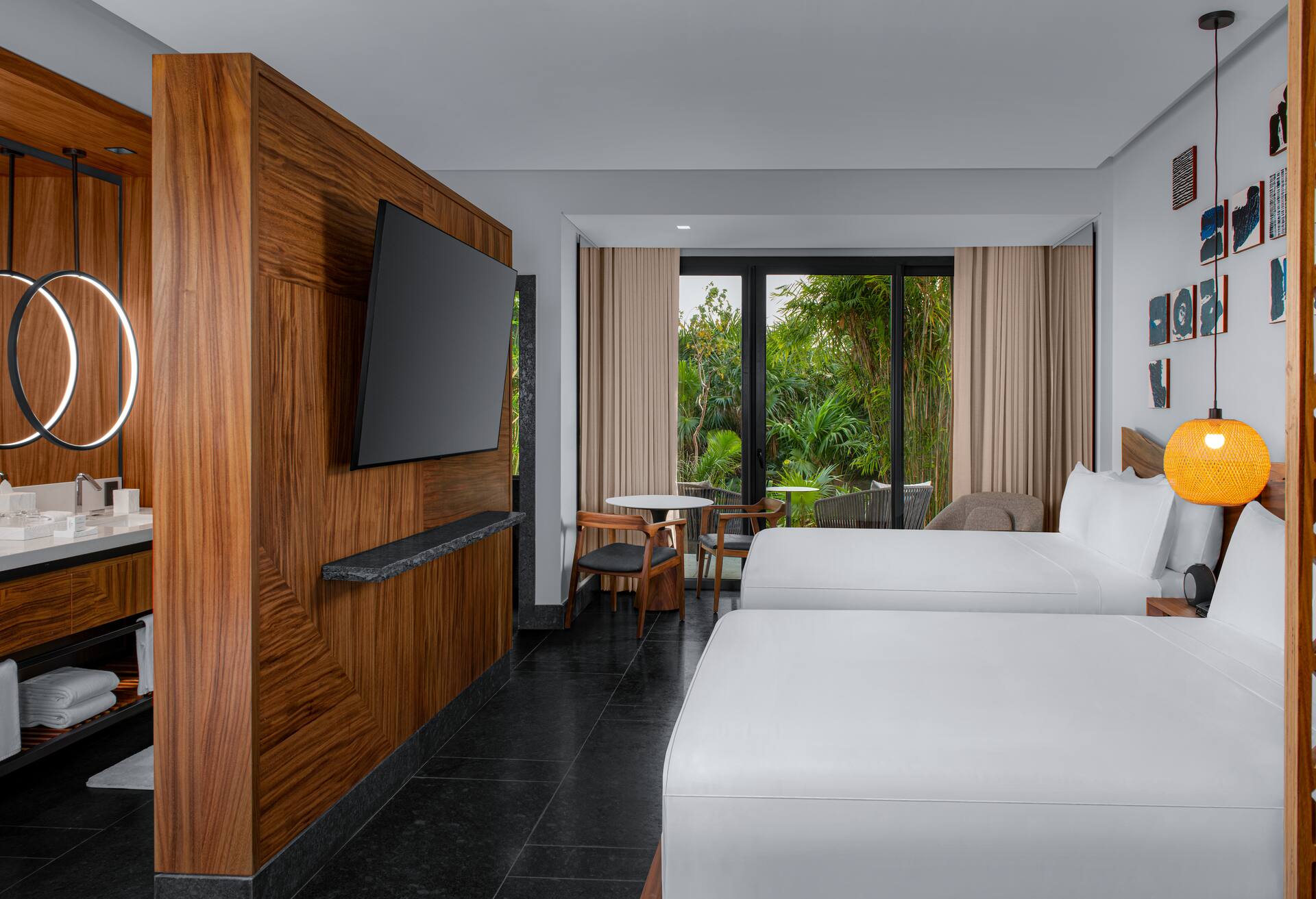 Tropical View Guestroom with 2 Queen Beds