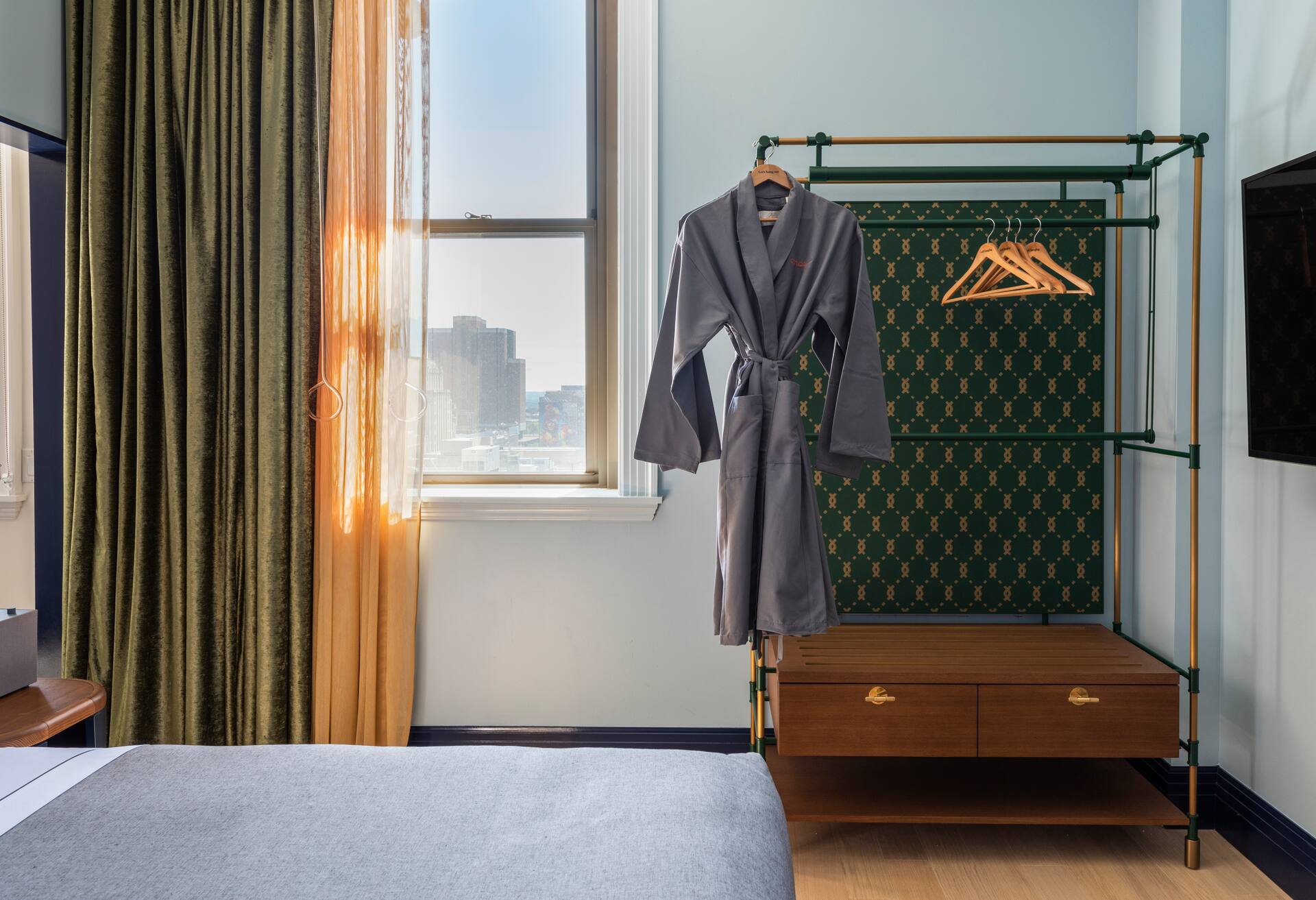 1 King Bed Mobility Accessible Roll in Shower