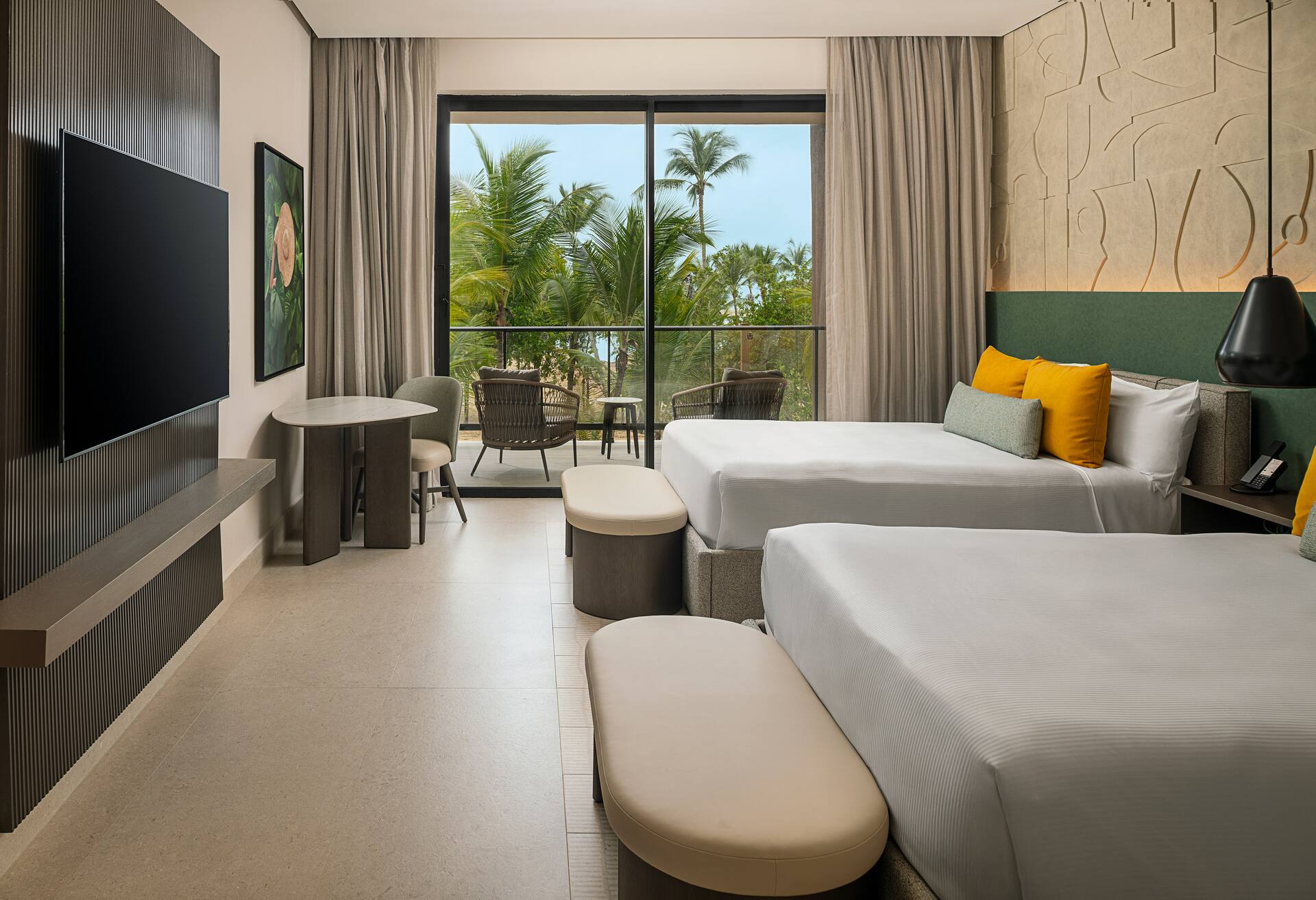 Partial Ocean View Room - 2 Queen Beds